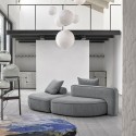 Back Pack Arketipo corner sofa with chaise longue