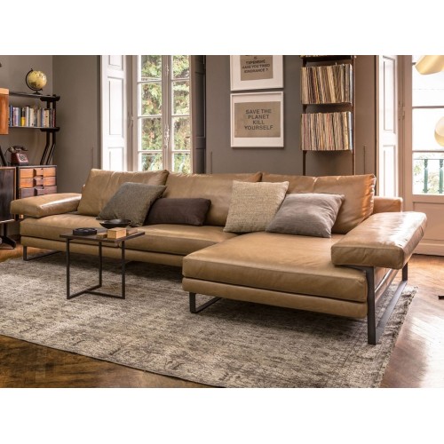 Ego Arketipo corner sofa with chaise longue