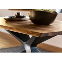 Nexus Midj fixed table with wooden top