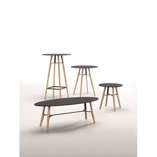 Liù Midj Coffee table with oval top