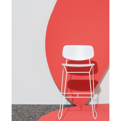 Doll Steel Billiani Modern stool