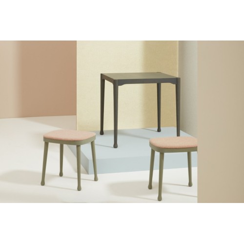 Frisée Billiani stool without backrest