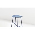 Puccio Billiani stool with metal legs