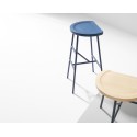 Puccio Billiani stool with metal legs