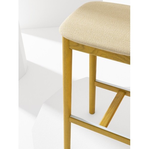 White Billiani modern stool