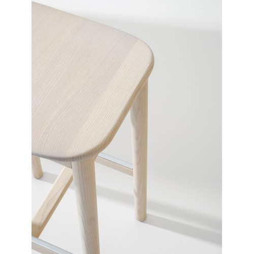 White Billiani modern stool