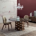 Colosseo Tonin Casa Table marble and porcelain stoneware
