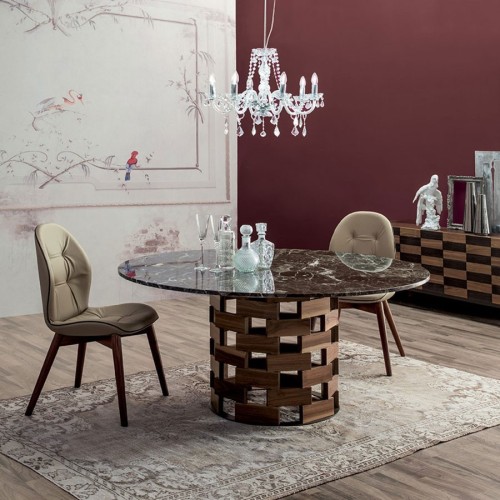 Colosseo Tonin Casa Table marble and porcelain stoneware