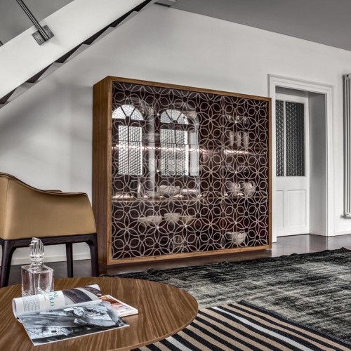 Granada Tonin Casa Showcase with glass shelves