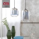 Amphora Tonin Casa suspension lamp with blown glass