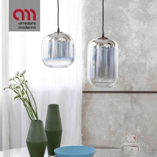 Amphora Tonin Casa suspension lamp with blown glass