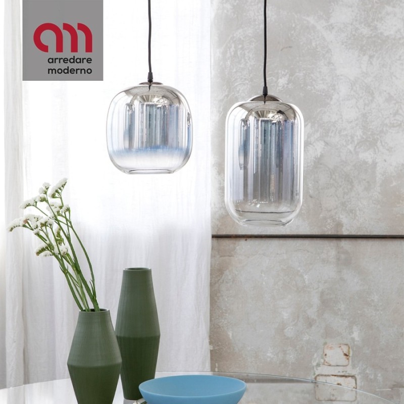 Amphora Tonin Casa suspension lamp with blown glass