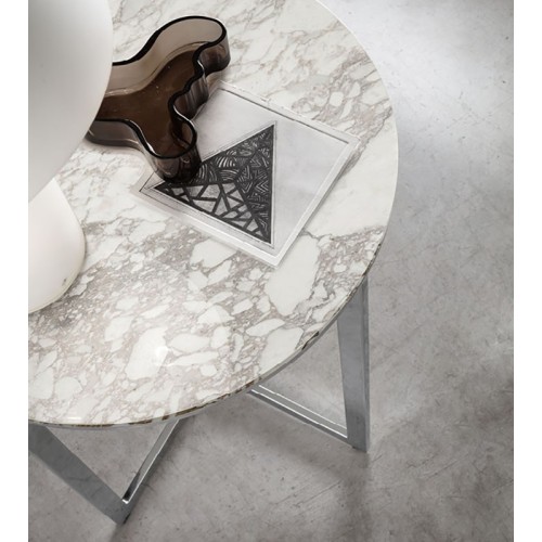 Harpa Alivar marble top coffee table