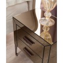 Adone Cantori bedside table with modern mirror design