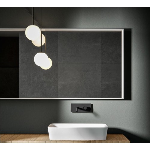 Edoné modern Mirror With Aluminum Frame and LED