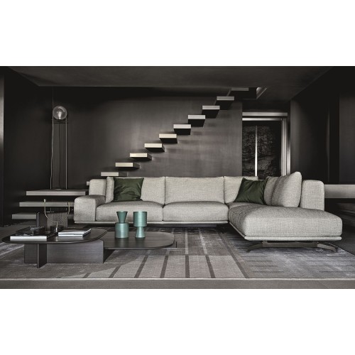Dalton Soft Ditre Italia 2 and 3 linear places sofa