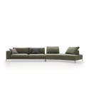 Union Soft Ditre Italia 2 and 3 linear places sofa