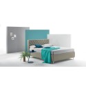 Carlotta Ergogreen padded storage single bed