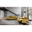 All In Felis sofa with chaise longue and adjustable headrest