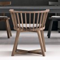 Gray 24 Gervasoni wooden lounge chair