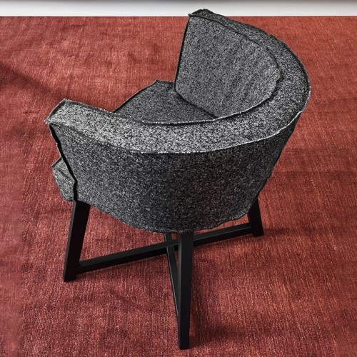 Gray 26 Gervasoni upholstered lounge chair