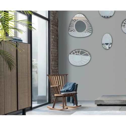 Gray 29 Gervasoni wooden rocking chair