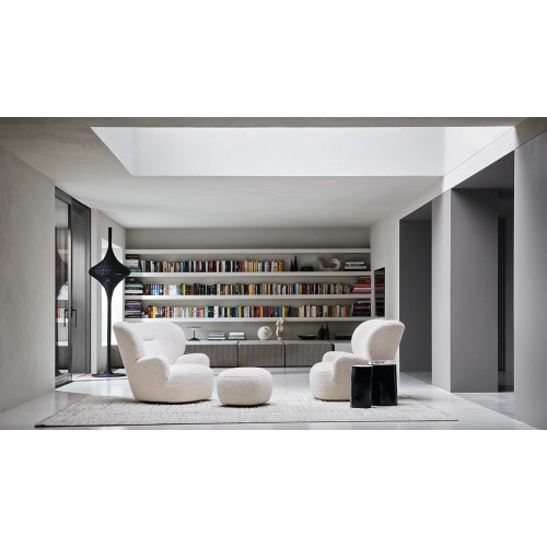 Loll 09 Gervasoni modern swivel armchair