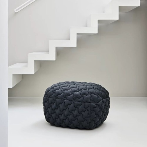 Loll Gervasoni round ottoman