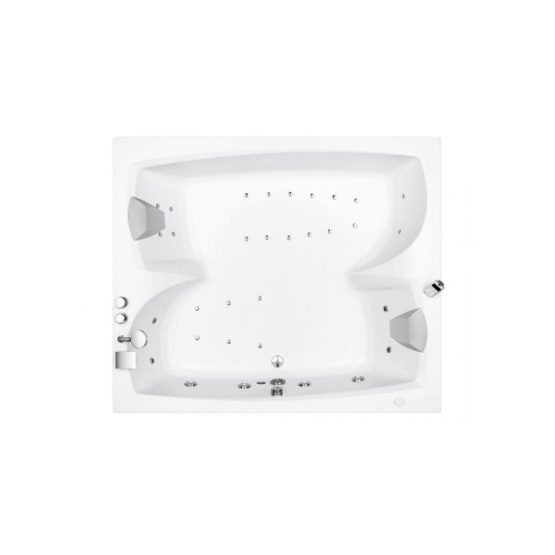 Glass 1989 Linea Duo Jacuzzi Bathtub