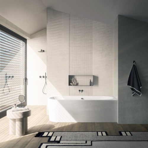 Glass 1989 Noto Modern Bathtub