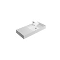 Kiub Hidra Ceramica Refined bathroom sink with side top