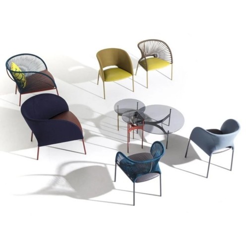 Yumi Moroso chair Upholstered