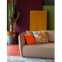 Chamfer Moroso Corner sofa with chaise longue