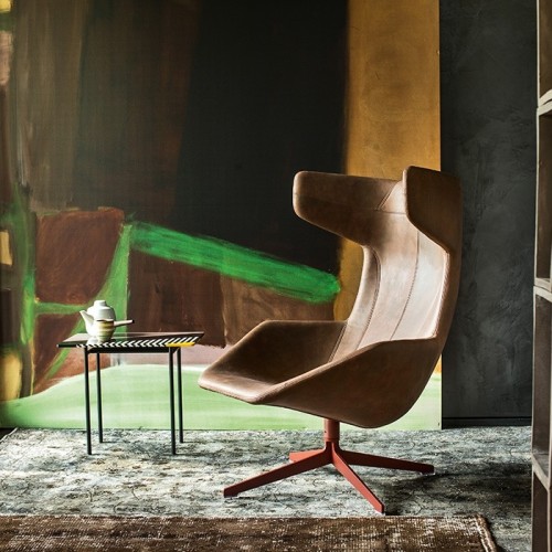Take a line for a walk Moroso armchair