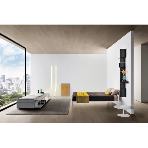 Aluminium Bed MDF Italia with or without headboard