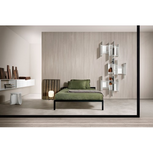 Aluminium Bed MDF Italia with or without headboard