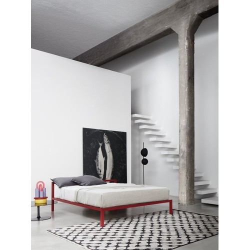 Aluminium Bed MDF Italia with or without headboard