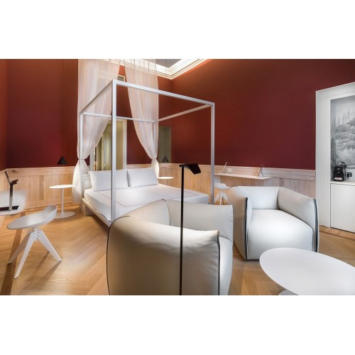 Aluminium Bed MDF Italia with or without headboard