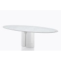 NVL Table MDF Italia with marble top