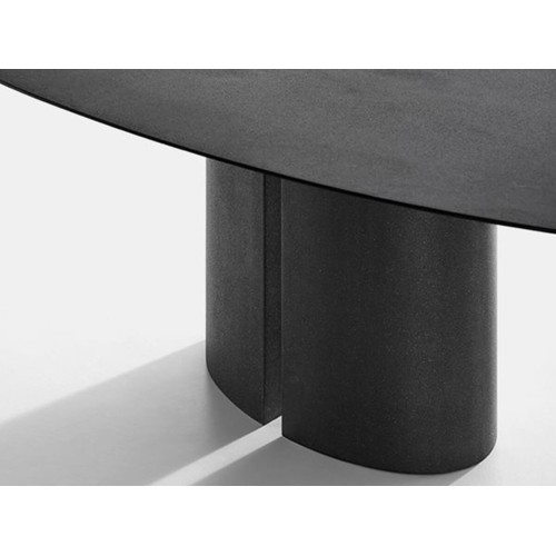 NVL Table MDF Italia with marble top