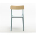 Chair Infiniti Design model Ruelle wooden back - Arredare moderno