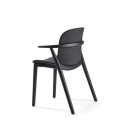 Relief wooden legs with arms Infiniti Design Chair