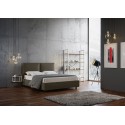 Ityhome Antea double bed with padded headboard - Arredare Moderno