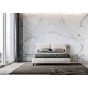 Ityhome Antea double bed with padded headboard - Arredare Moderno