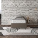Ityhome Azelia single bed with sommier - Arredare Moderno