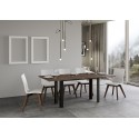 Linea double Itamoby table with anthracite frame