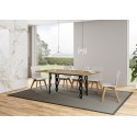 Karamay double Itamoby table with anthracite frame