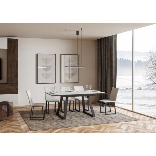 Bernadette Itamoby table with anthracite frame