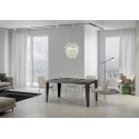 Flame Itamoby extendable table with anthracite loom