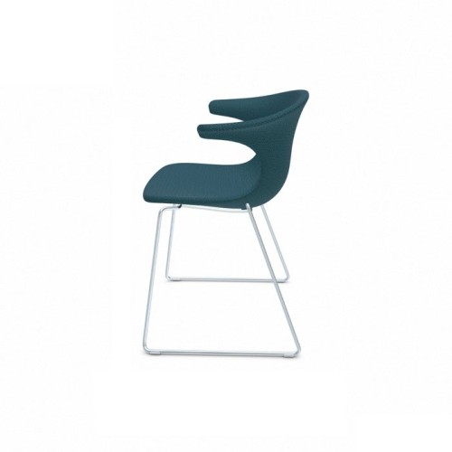 Loop Mono Infiniti Design sled upholstered chair